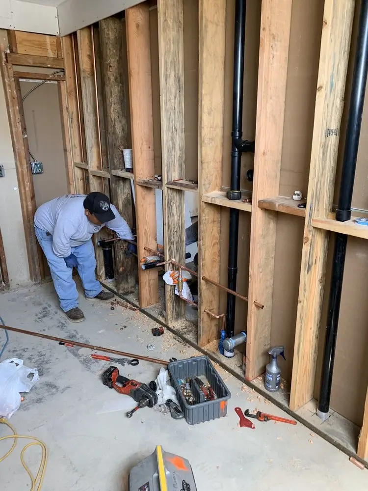 Commercial rough-in plumbing for Commercial Plumbing in Dolley